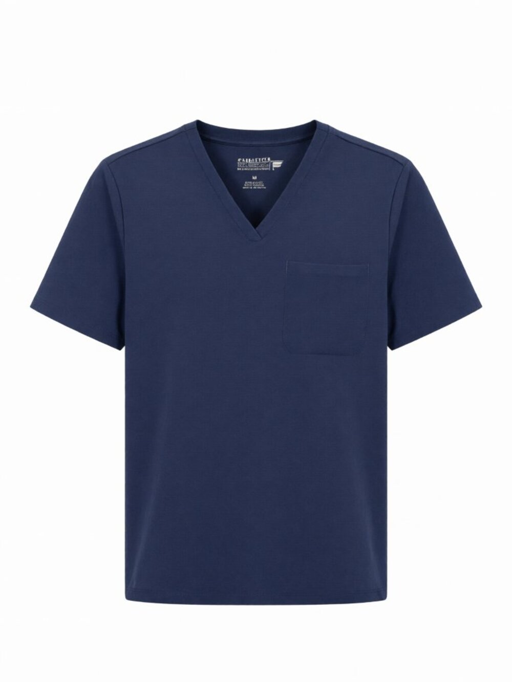 Fabletics Men's Navy V-Neck T-Shirt Size M Short Sleeve